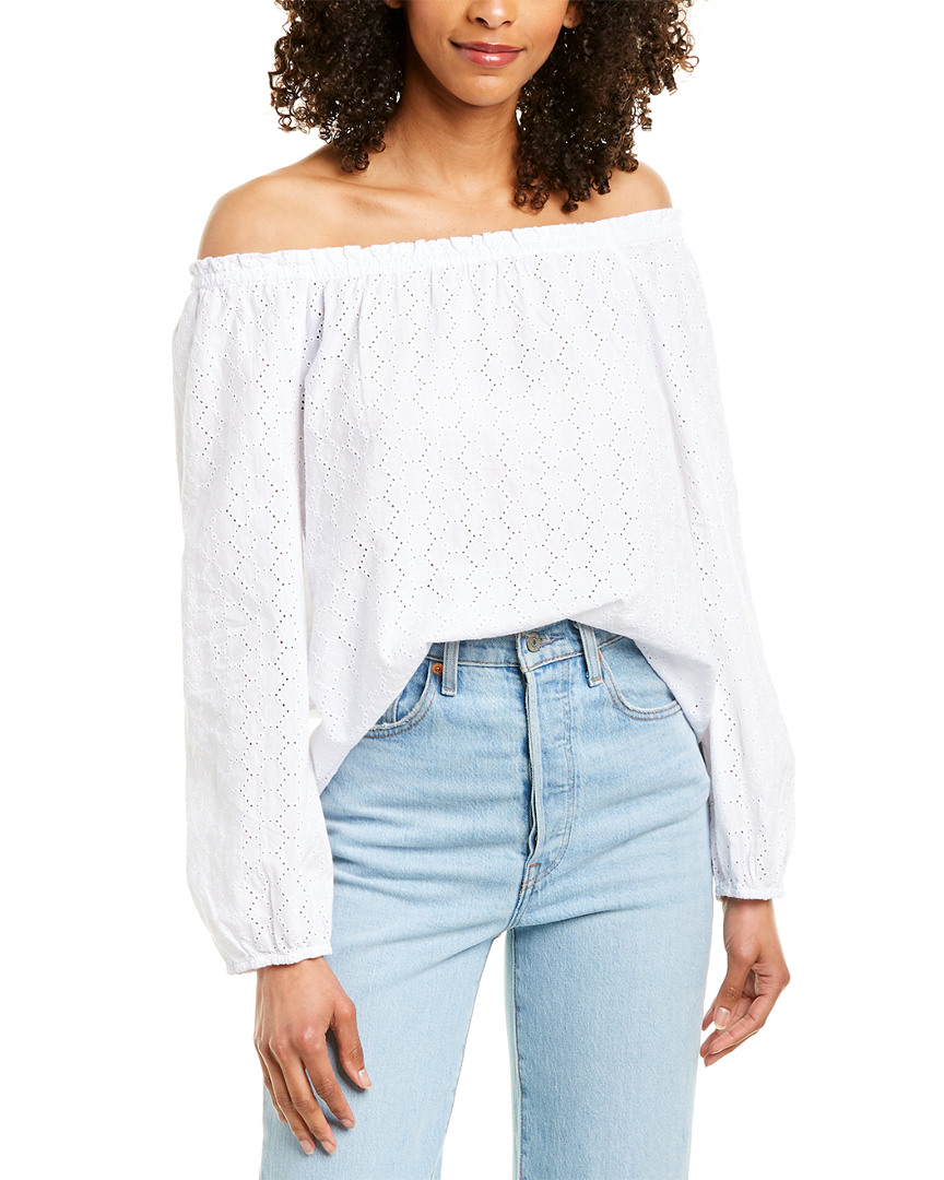Image of NYDJ Eyelet Top