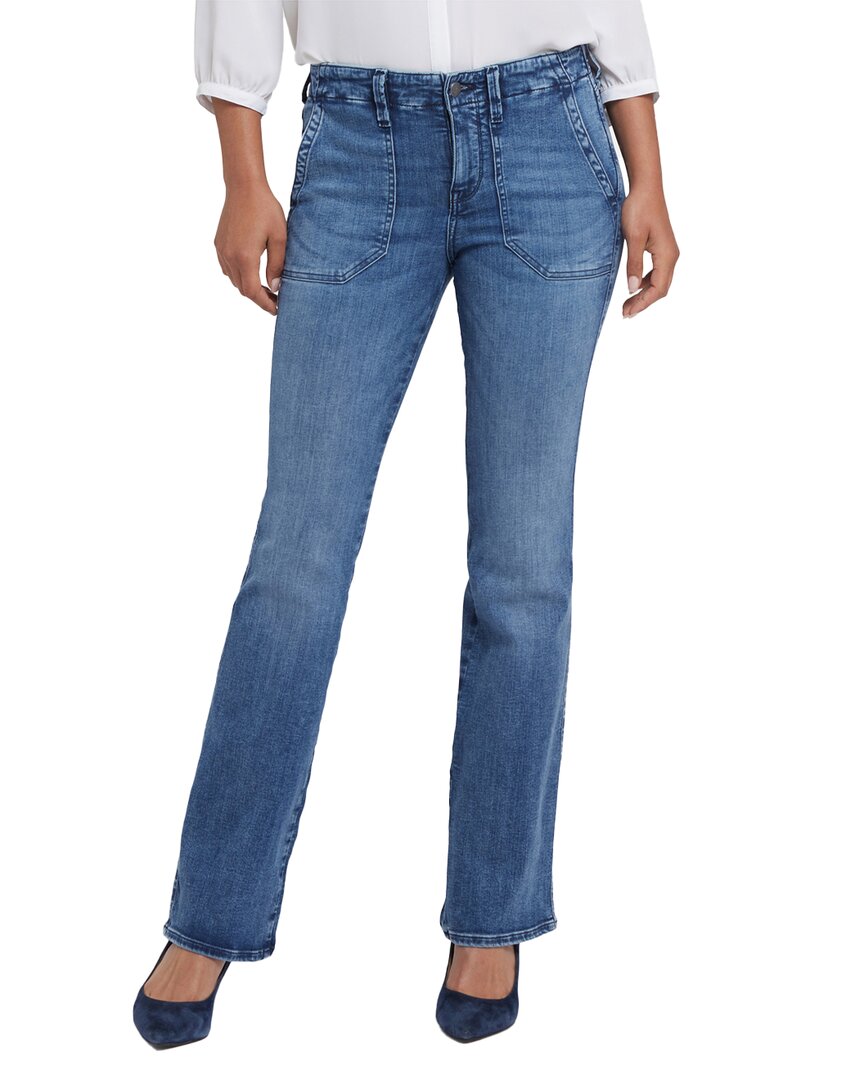 Nydj Callie Womens Tummy Slimming Denim Straight Leg Jeans