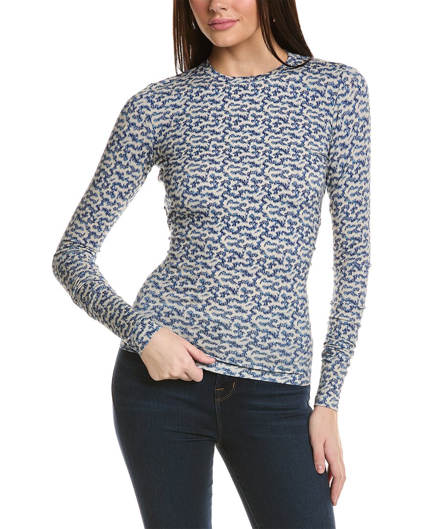 Shop Isabel Marant Etoile Leonio Top In Blue