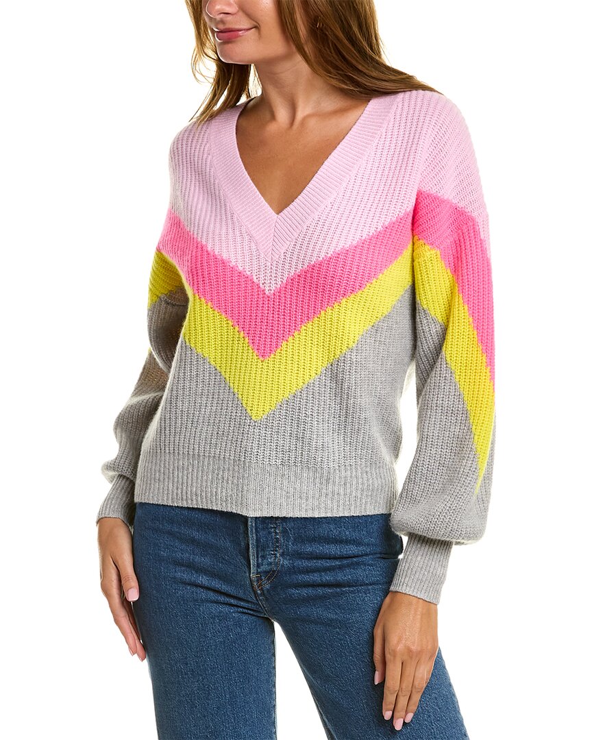 autumn cashmere shaker chevron cashmere sweater