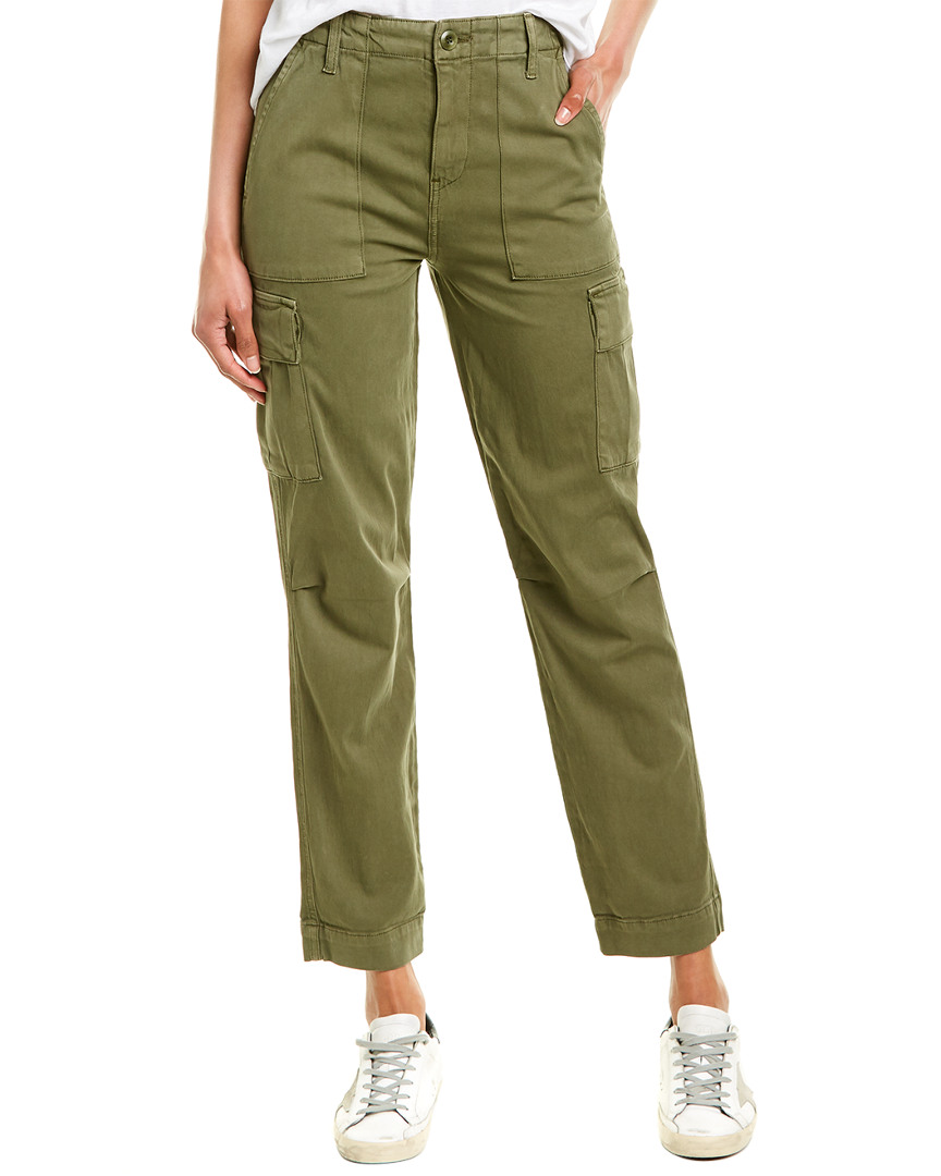 Hudson Jeans Washed Troop High-Rise Classic Cargo Pant Women's Green 24 ...