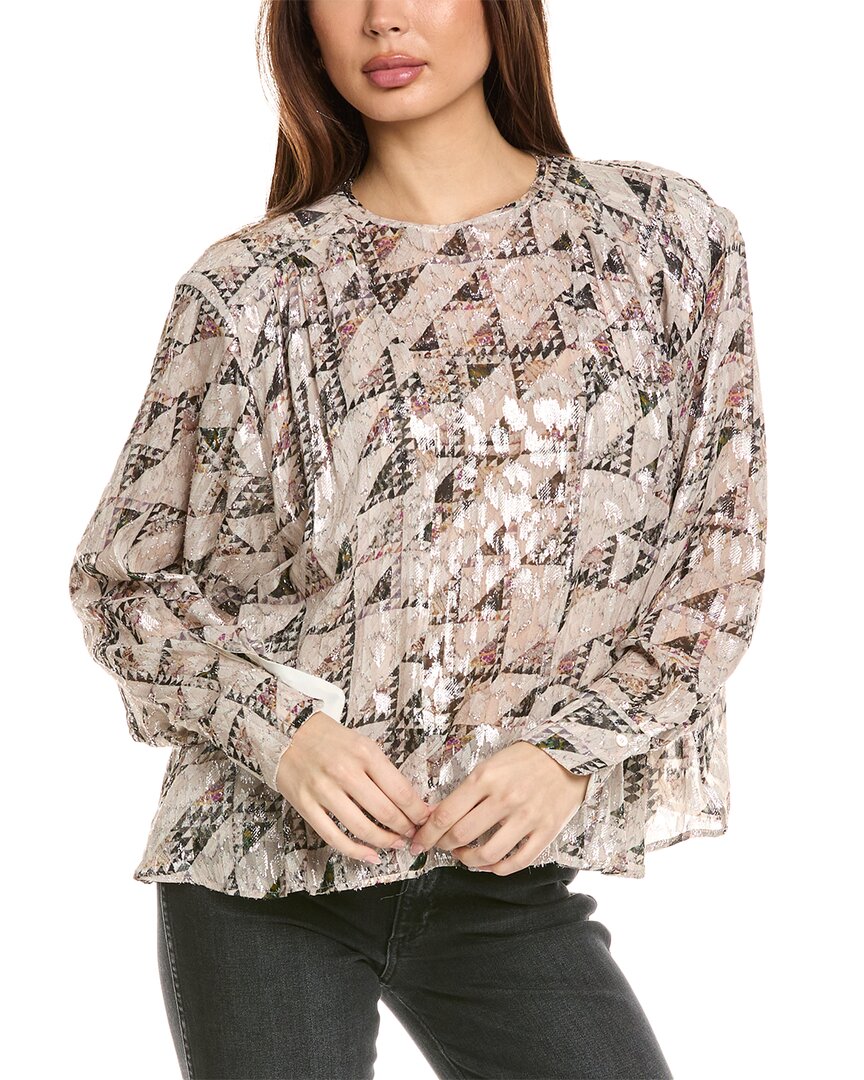 Shop Isabel Marant Étoile Isabel Marant E'toile Blouse In Purple