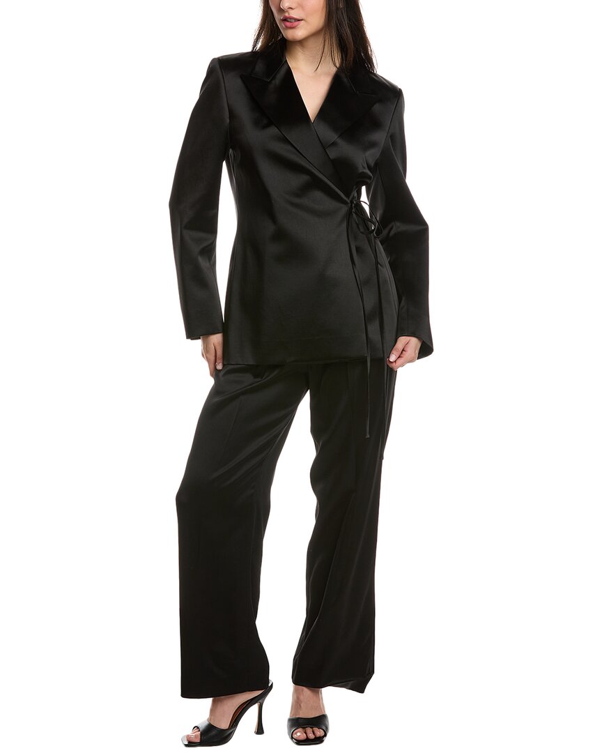 Carolina Herrera Wrap Front Jacket