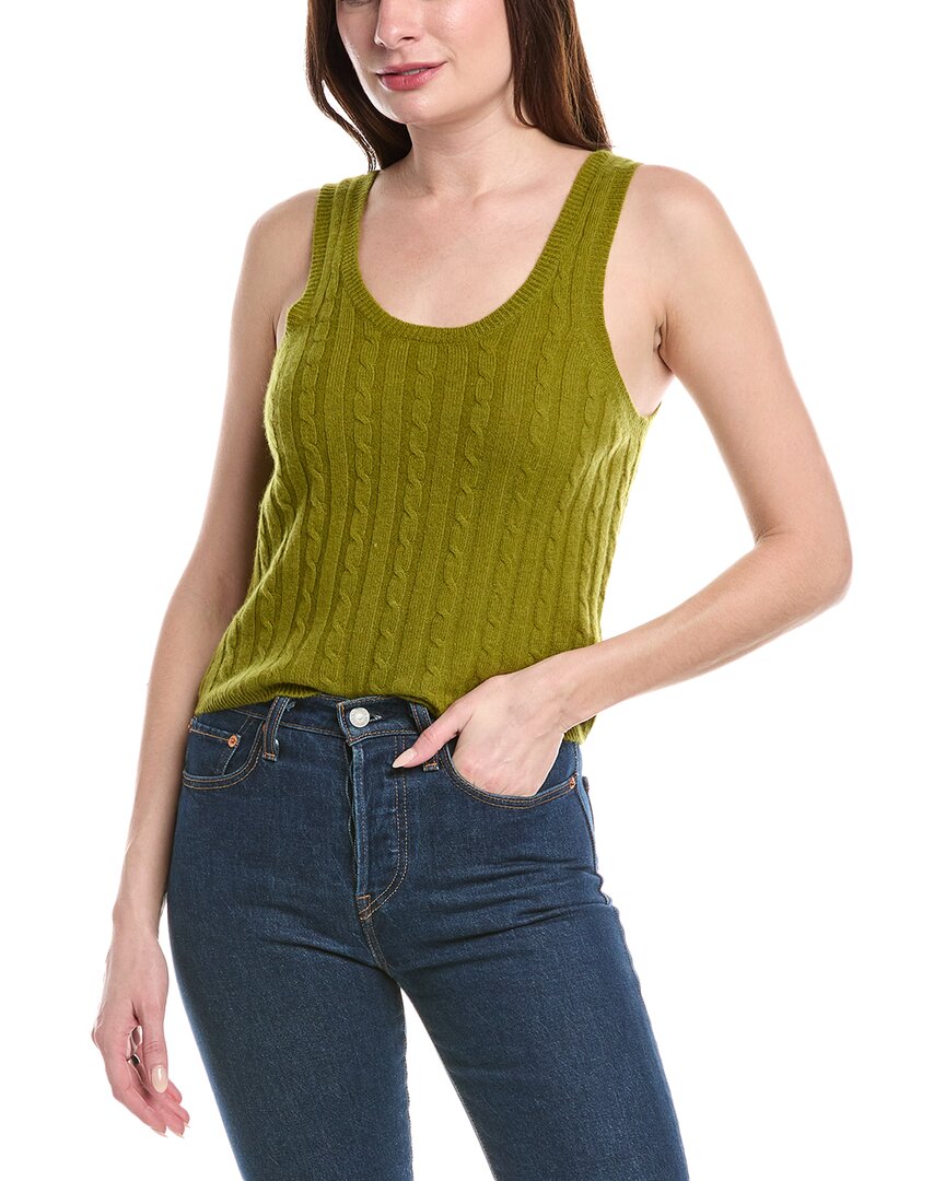 525 AMERICA 525 AMERICA CABLE CROP CASHMERE TANK 