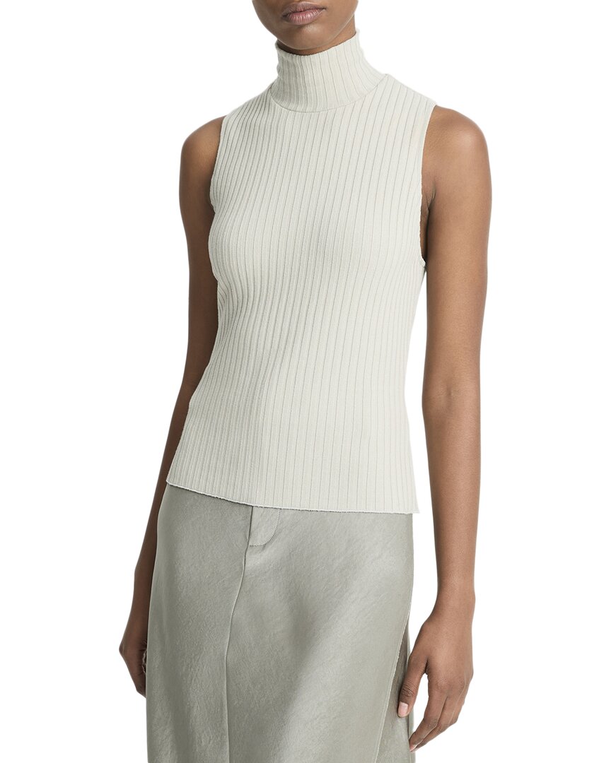 Vince Rib-knit Sleeveless Top