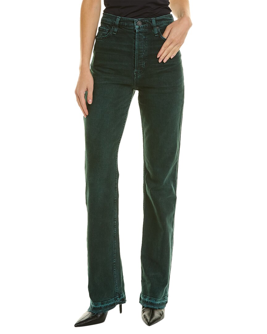 HUDSON HUDSON JEANS FAYE OVERDYE SCARAB ULTRA HIGH-RISE BOOTCUT JEAN 