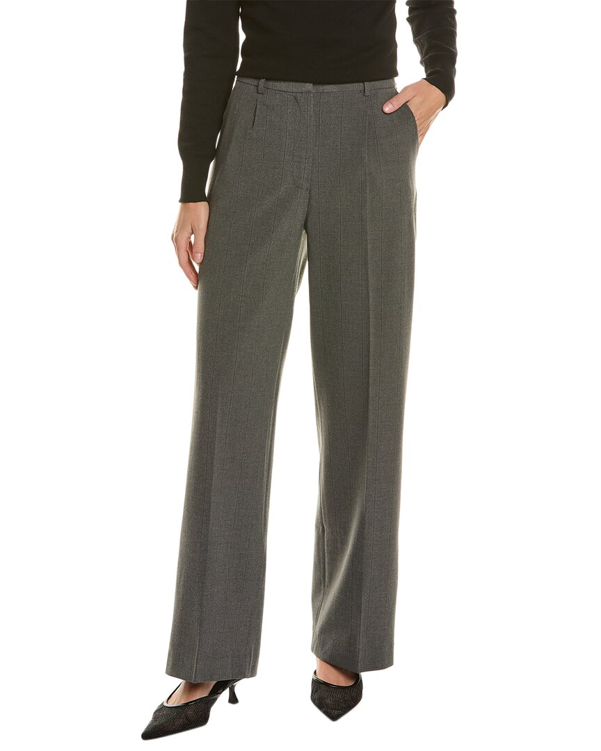 Shop Bardot Pinstripe Straight Pant In Grey