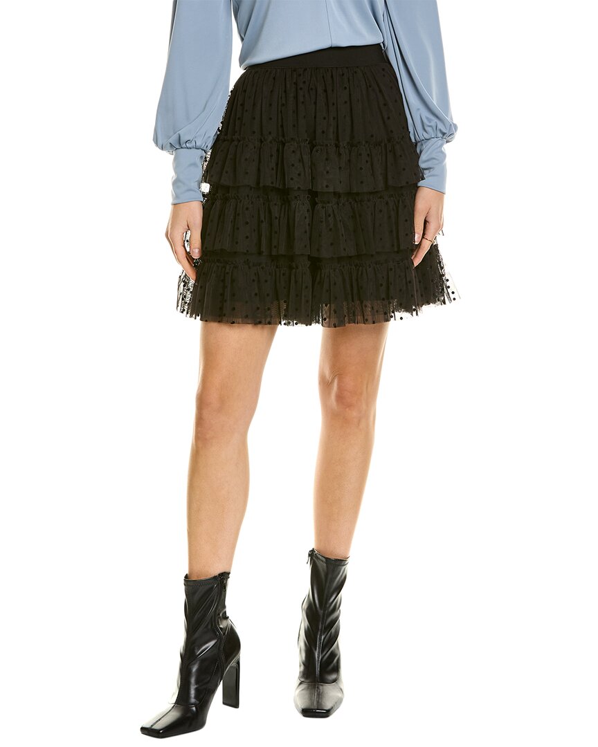 Shop Boden Ruffle Tulle Mini Skirt In Black