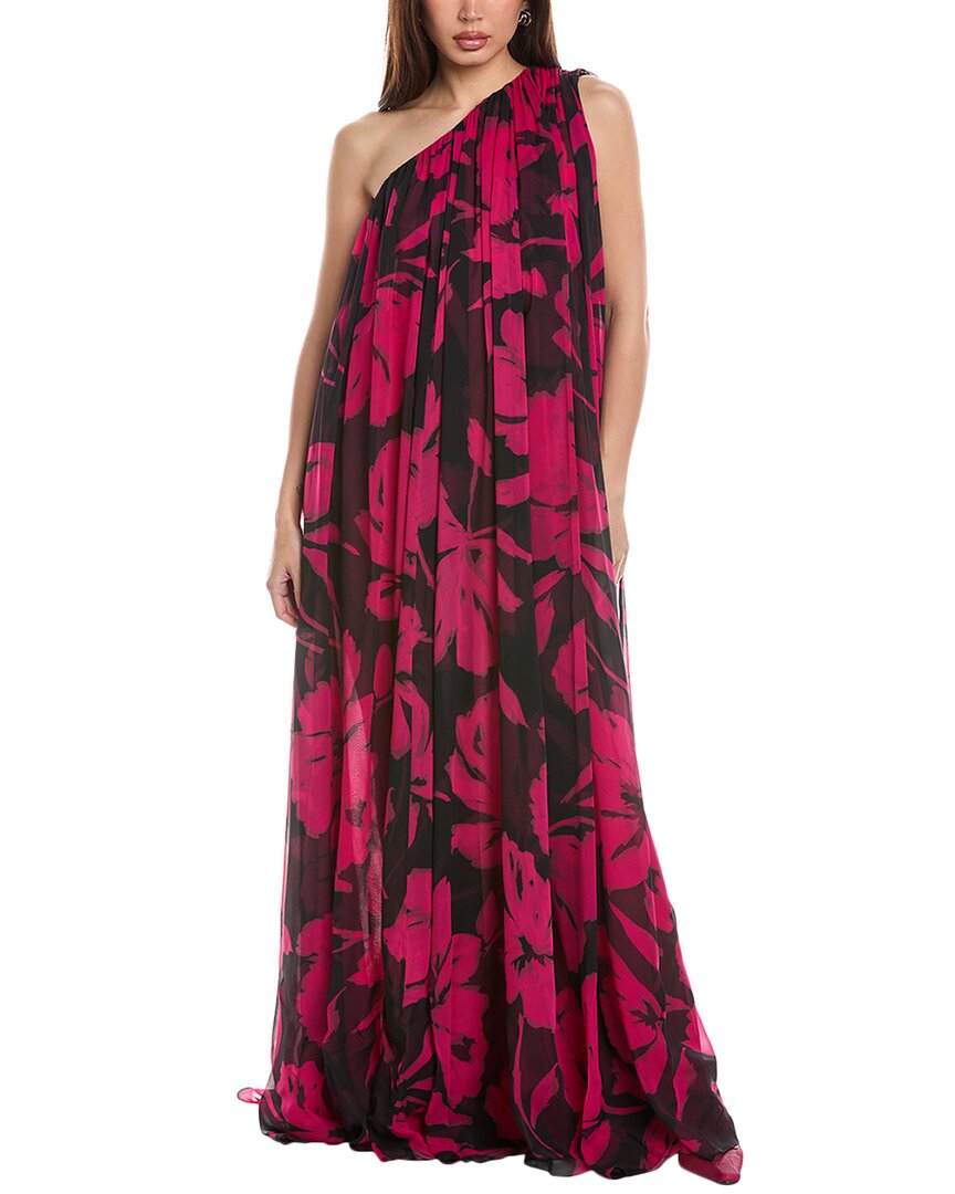michael kors silk dress Silk Crepe De Chine Draped Backless Dress in BLACK - Sale