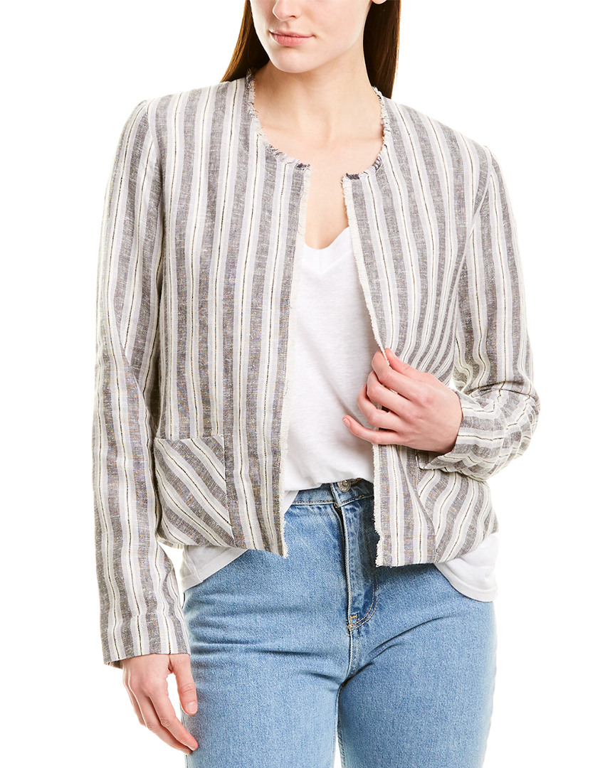 Image of DREW Anita Linen-Blend Top