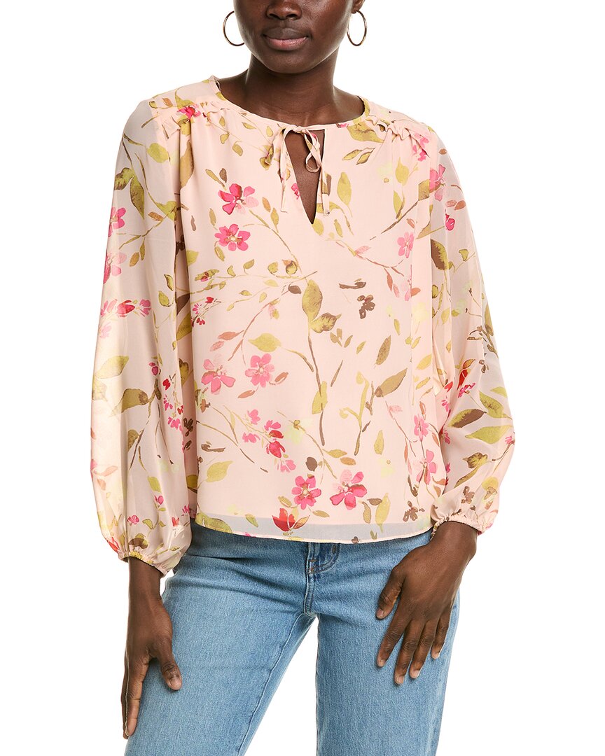Cece Blouse In Orange