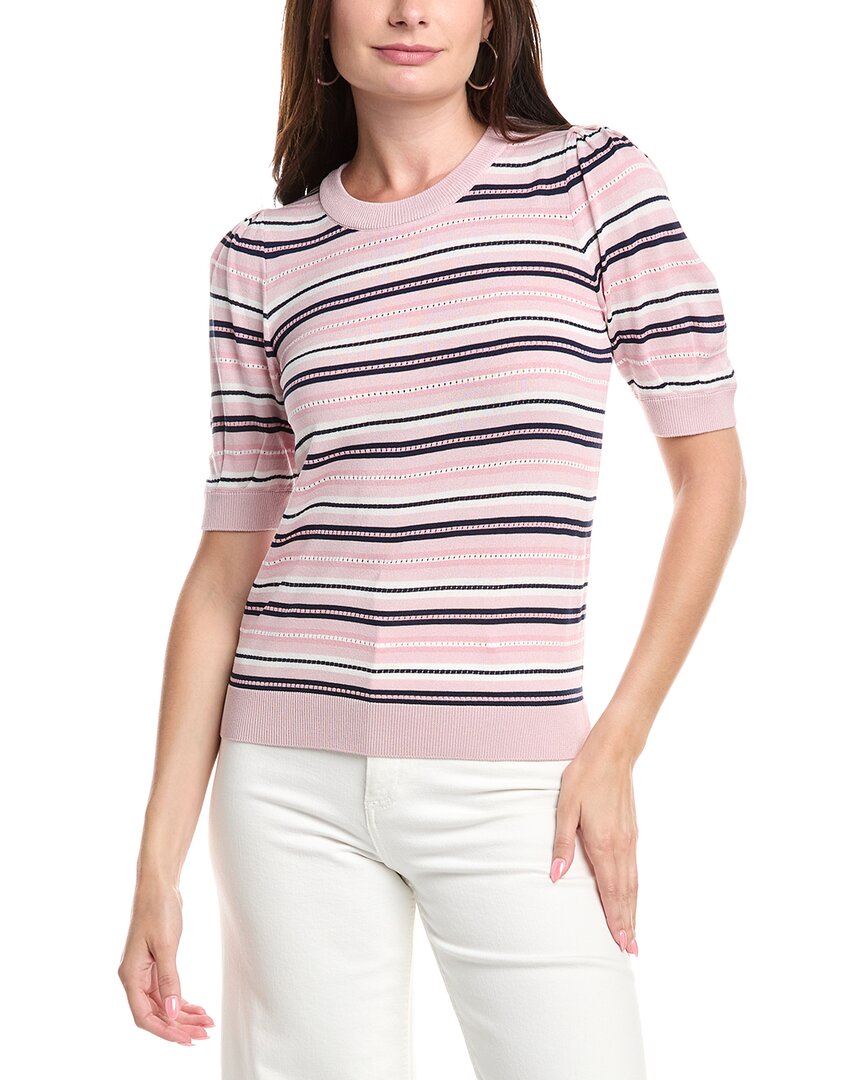 T Tahari Elbow Puff Sleeve Sweater