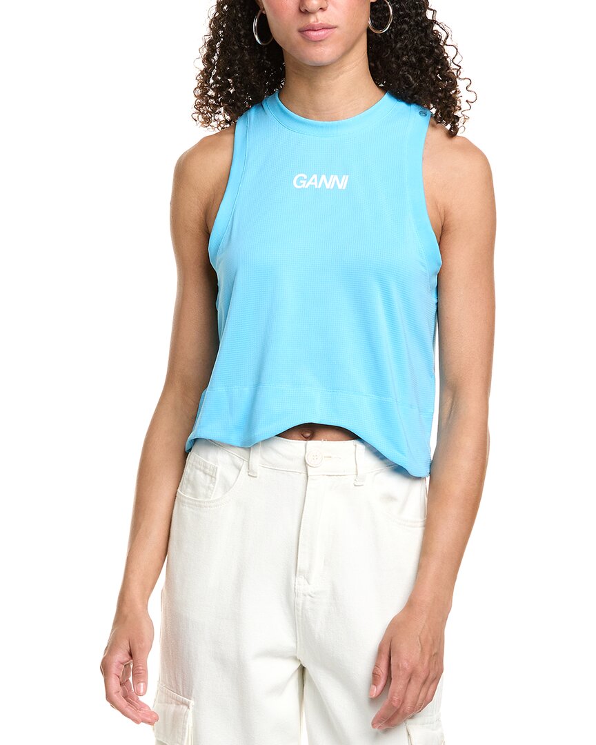 Ganni Active Mesh Top