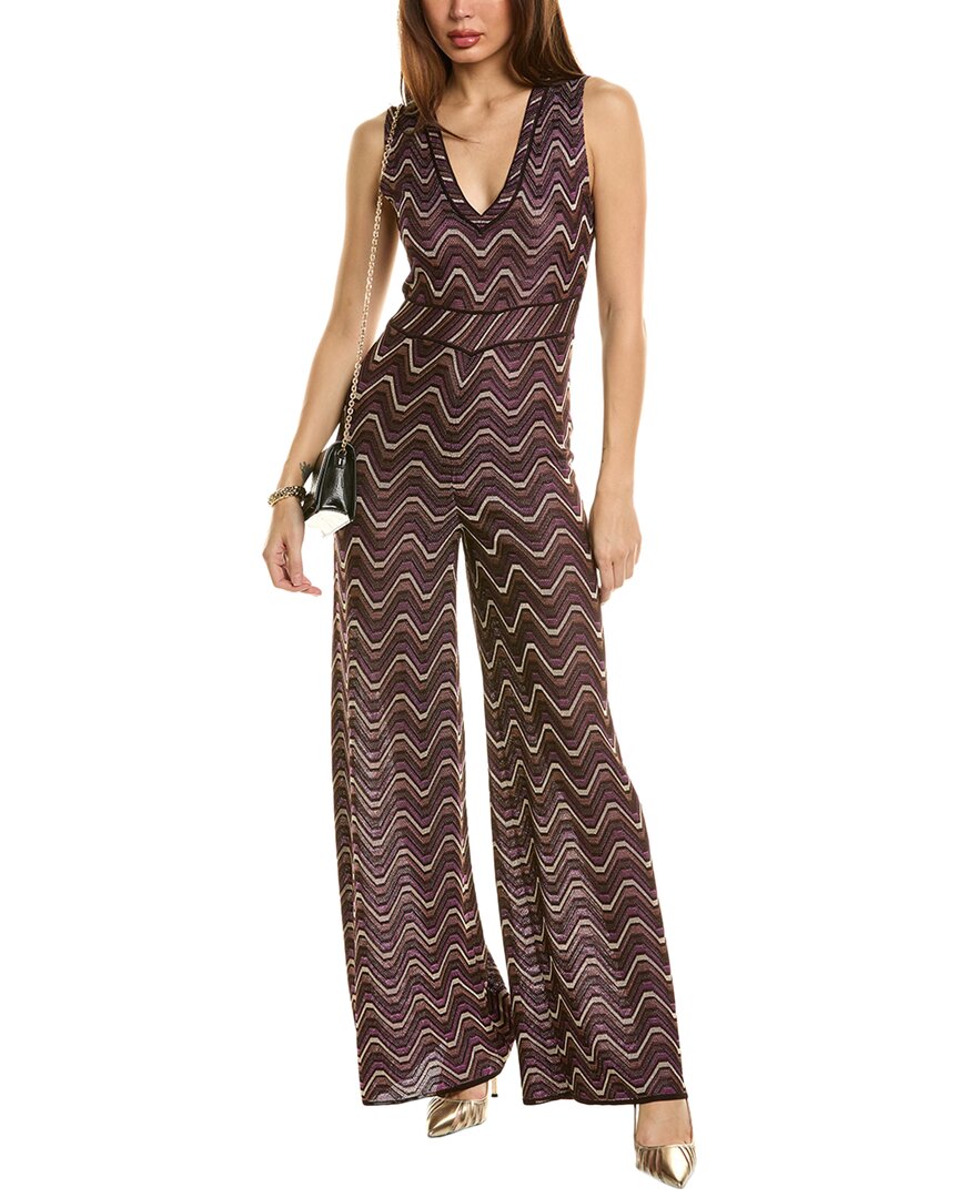 M Missoni Jumpsuit In Purple
