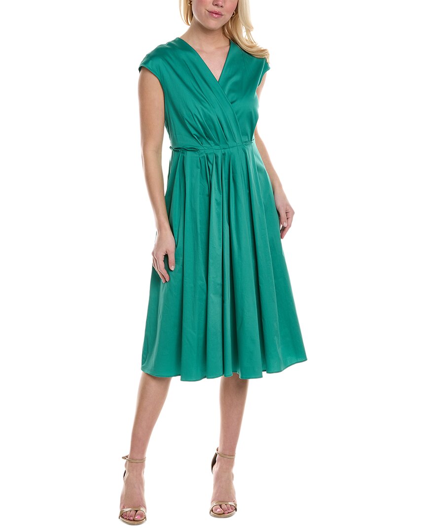 Max Mara Weekend Vertice Midi Dress In Green