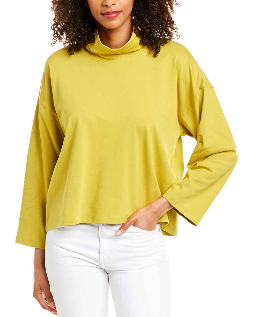 Image of EILEEN FISHER Funnel Neck Top