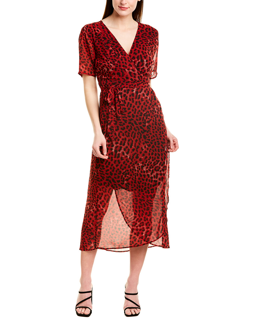 Image of Bardot Printed Wrap Dress