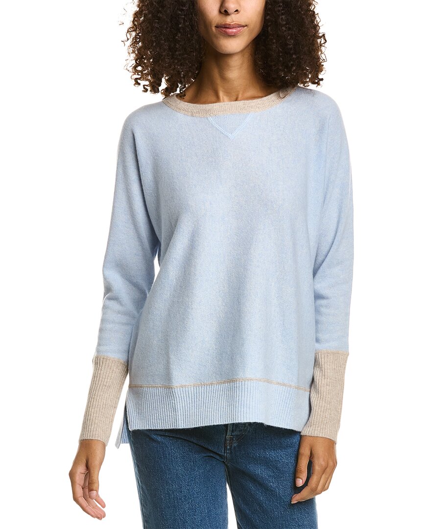 FORTE CASHMERE FORTE CASHMERE HIGH-LOW CASHMERE SWEATER