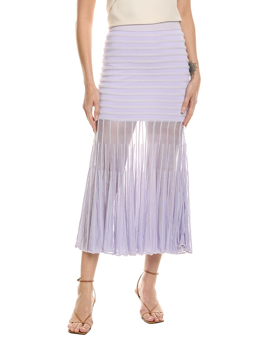 Alexis Franki Midi Skirt In Purple