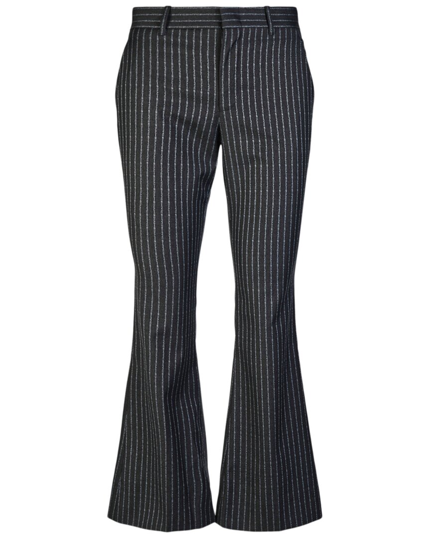 Gucci Stripe Bootcut Pant In Black