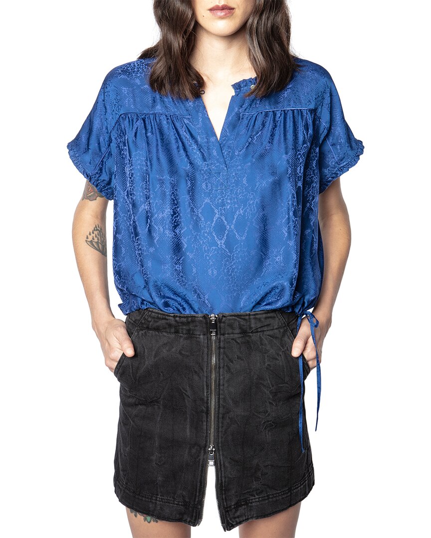Zadig & Voltaire Terson Silk-blend Top