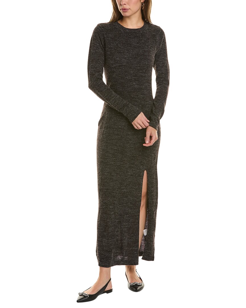 Bardot Melange Knit Maxi Dress In Grey