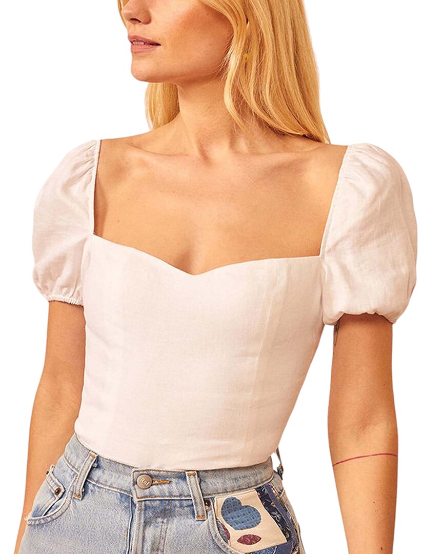 Adele Berto Linen Top