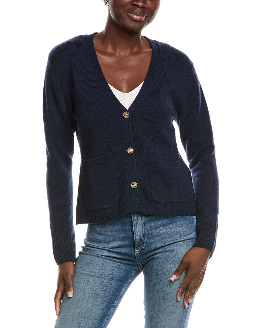 Kier + J Scarlet Wool & Cashmere-blend Cardigan In Green
