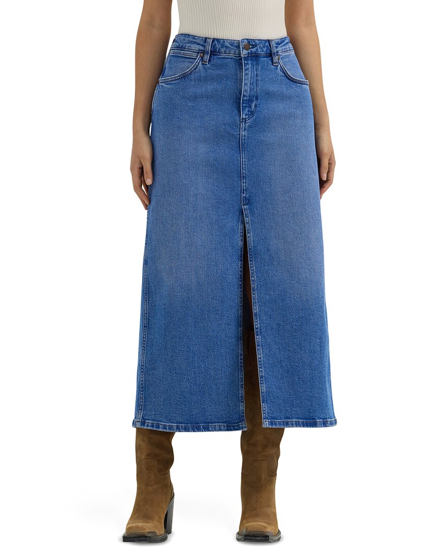 WRANGLER WRANGLER DENIM MIDI SKIRT