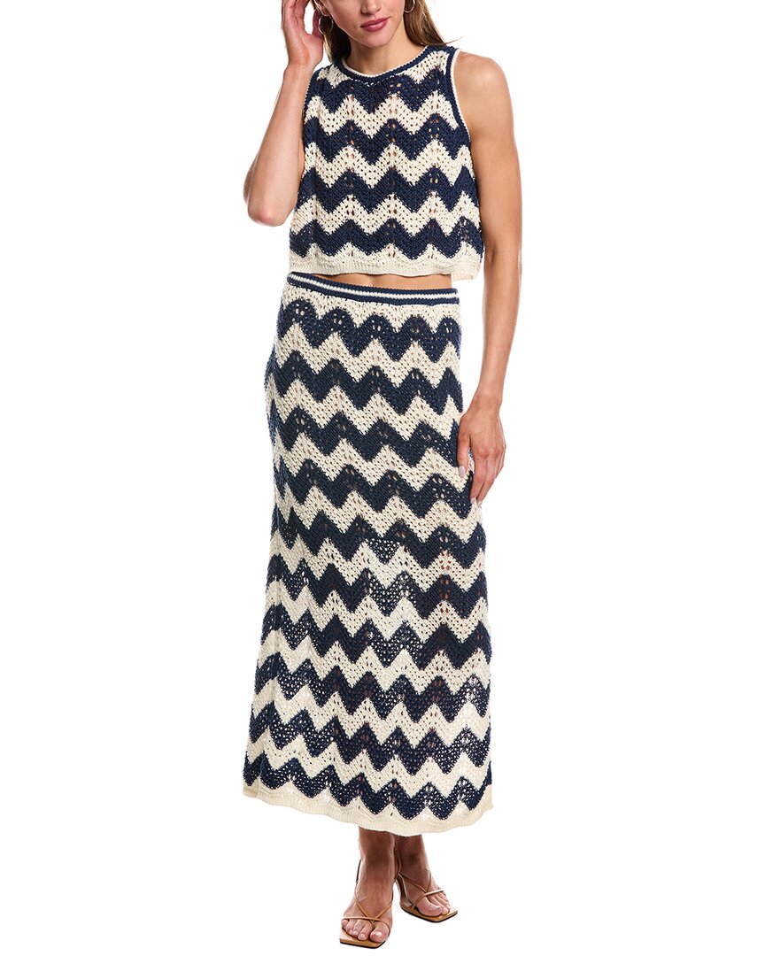 Reveriee Long Sleeve Sweater And Skirt Set