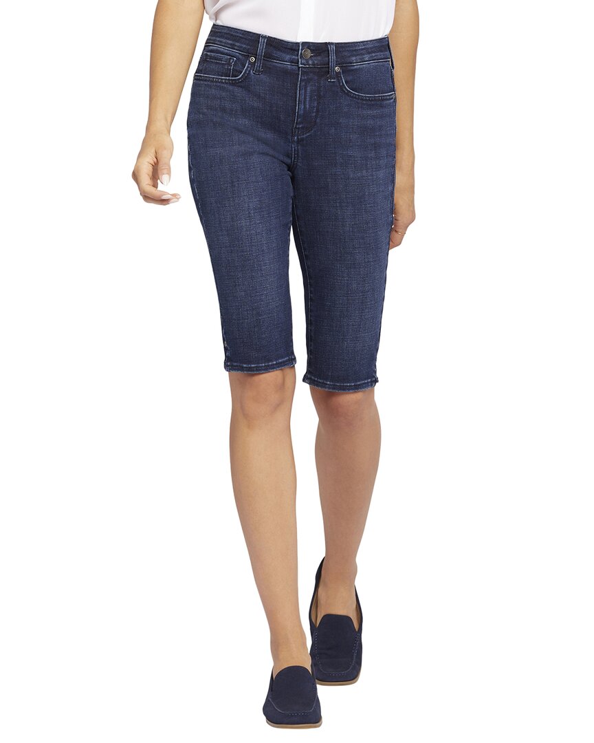 Nydj Petites Womens Denim Slimming Denim Shorts