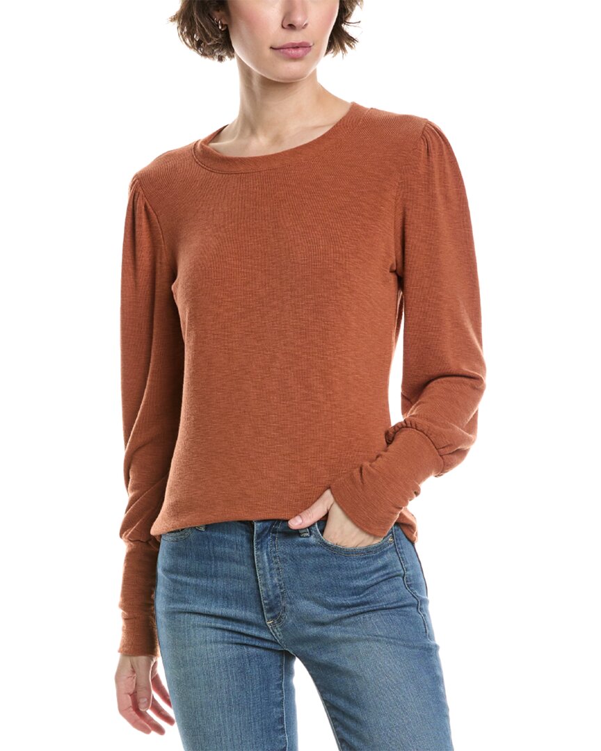 Michael Stars Fonda Puff Sleeve Top