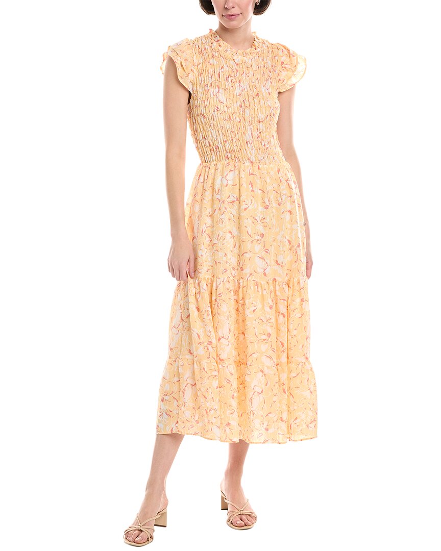 Shop Sam Edelman Matilda Smocked Midi Dress