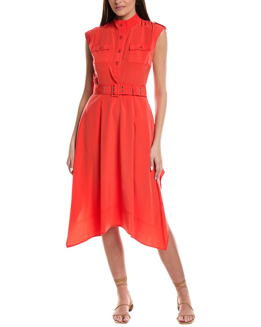 Karl Lagerfeld Belted Midi Dress