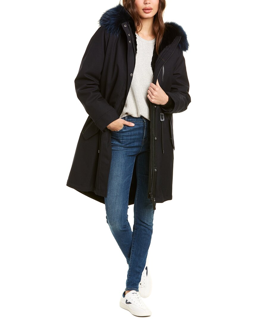 Image of Mackage Rena Wool-Blend Parka