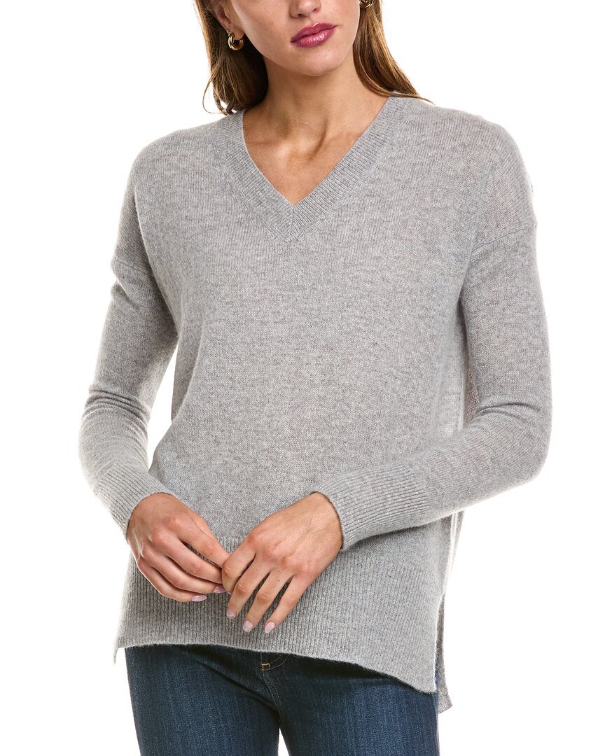 Philosophy Di Lorenzo Serafini Philosophy Oversized V-neck Sweater In Gray