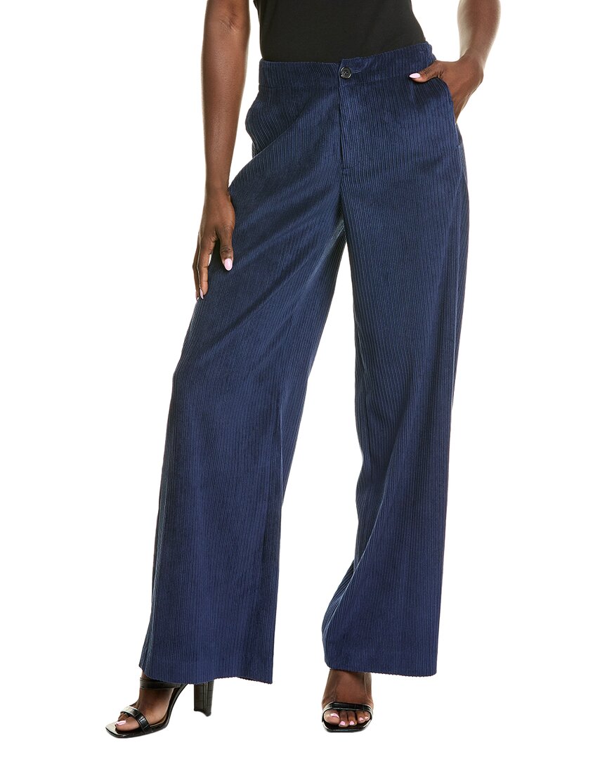 Rag & Bone Sofie Cord Trouser In Blue