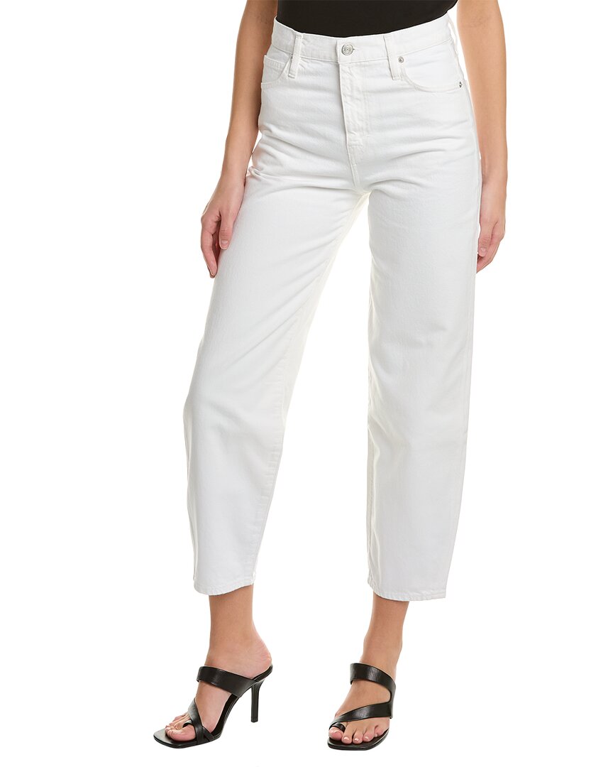 Frame White Tapered Jeans