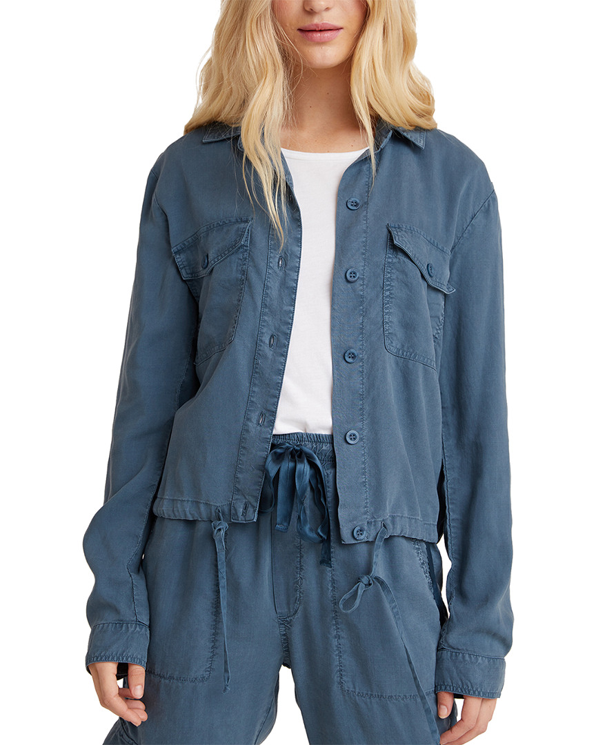 Image of Bella Dahl Tie Waist Utility Shirt