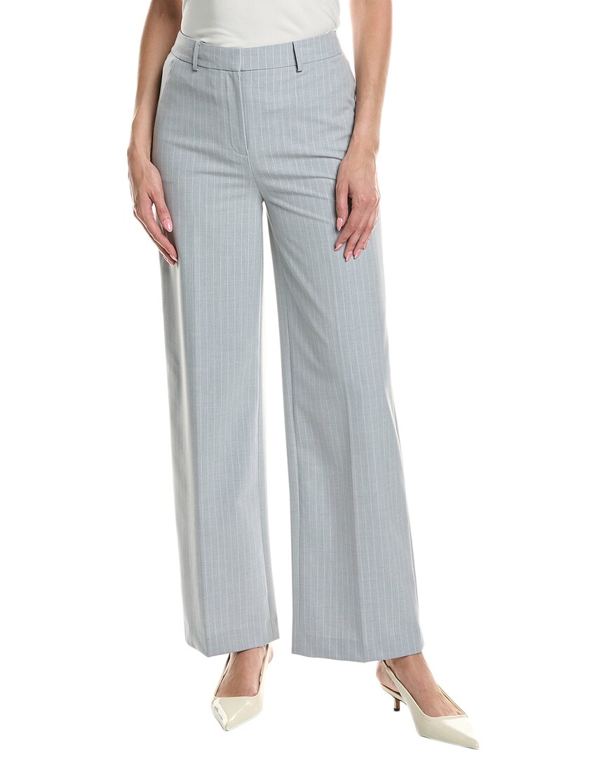Kenneth Cole High-rise Wide Leg Pant In Gray