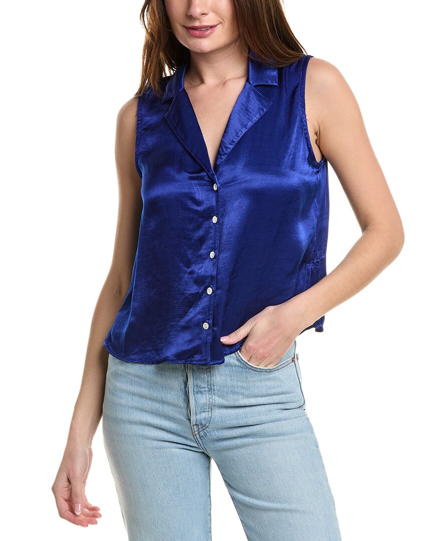 Shop Bella Dahl Notch Collar Button Down Shirt