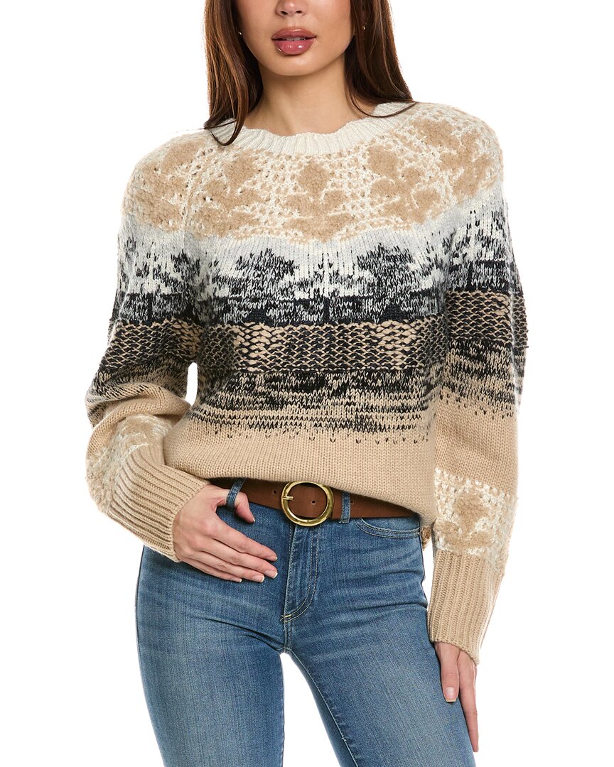 LAFAYETTE 148 LAFAYETTE 148 NEW YORK CASHMERE FAIR ISLE RAGLAN SWEATER