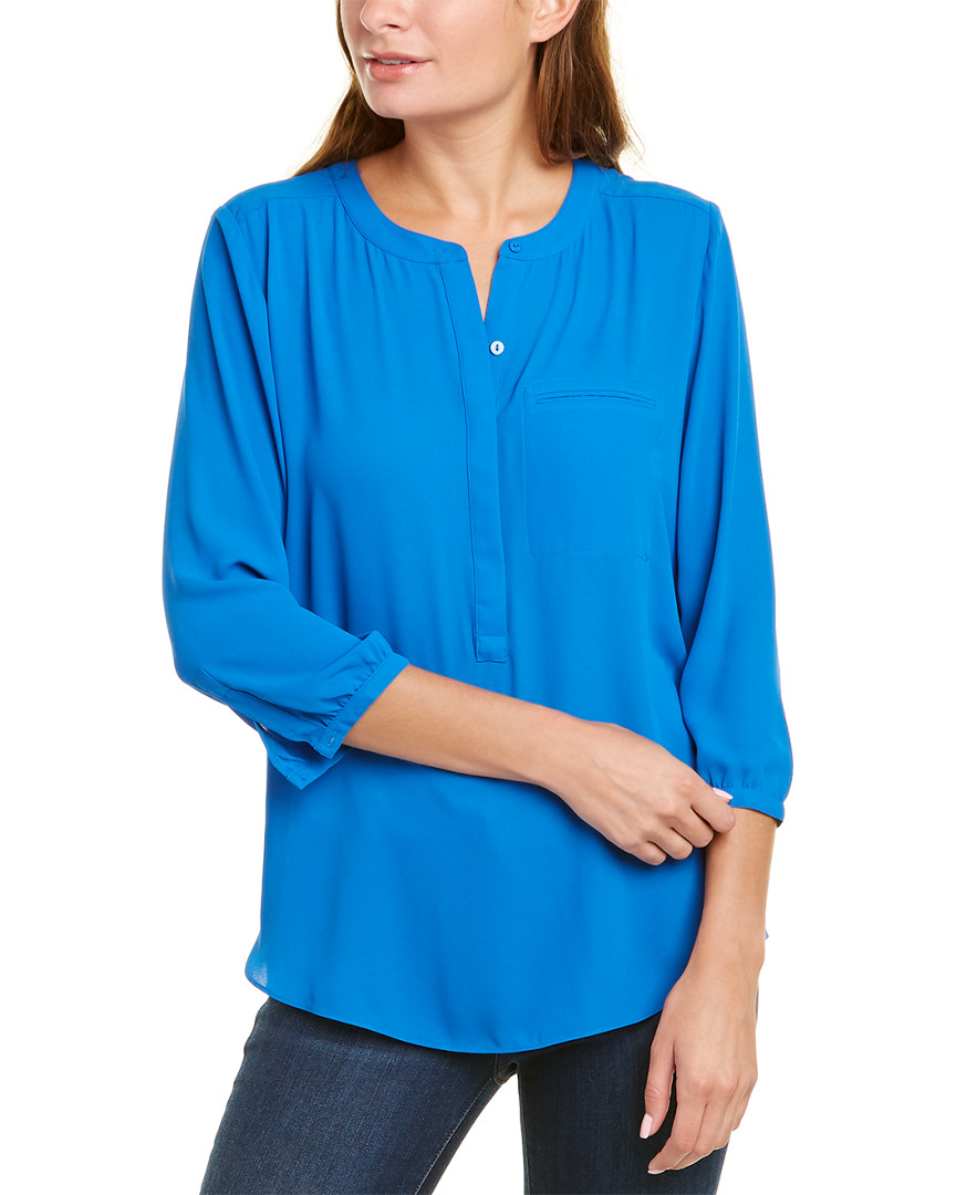 Image of NYDJ Pleat Back Top