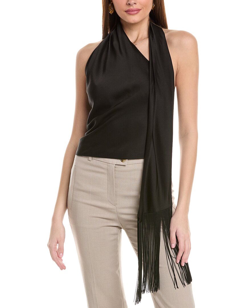 Hugo Boss Iscarve Blouse In Black