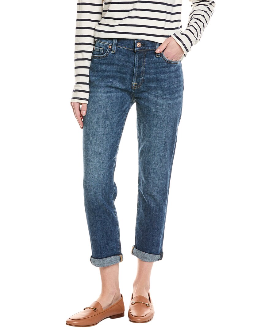 Shop 7 For All Mankind Josefina Blue Feminine Boyfriend Jean