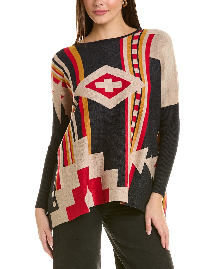 Shop Joseph A . Boxy Sweater In Red