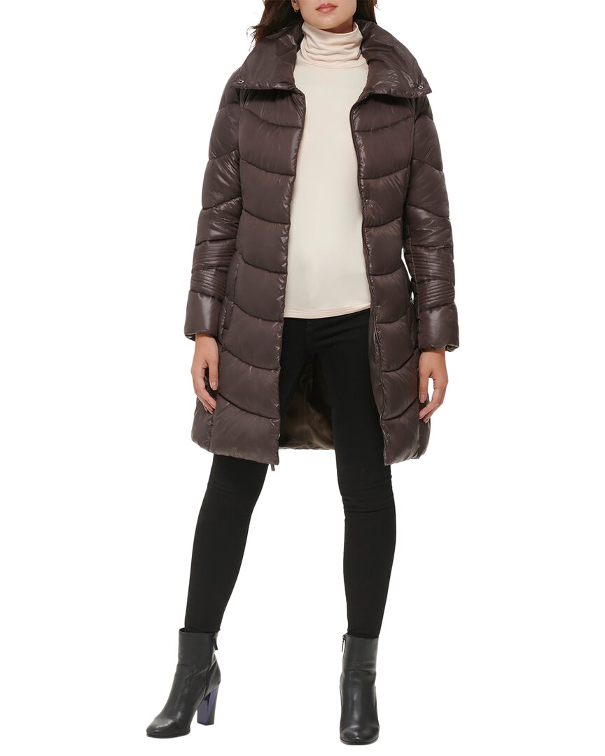 Kenneth cole store long down jacket