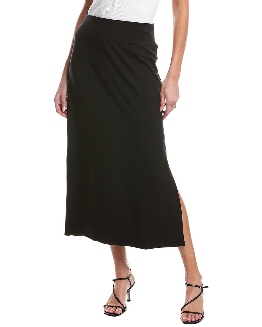 Eileen Fisher Slim Flare Skirt In Black