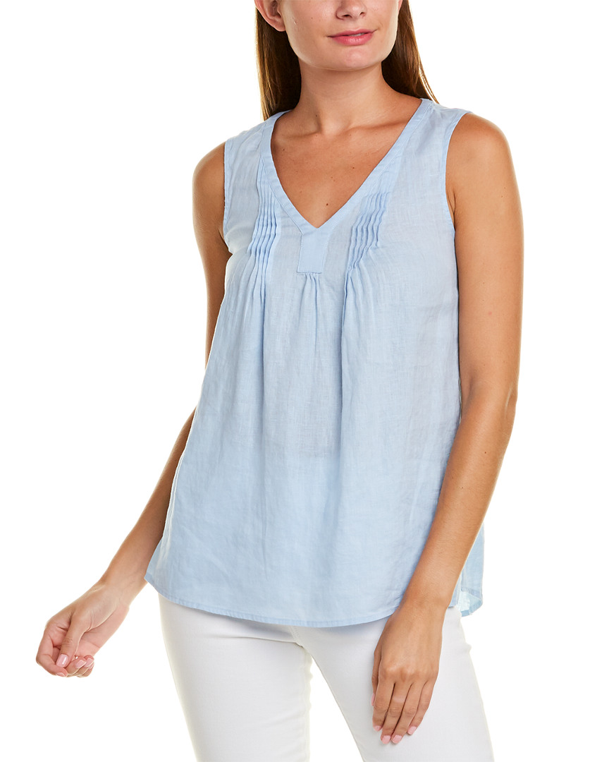 Image of Vince Camuto Pintuck Linen Top