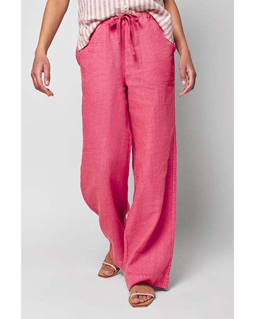 Faherty Sands Linen Pant In Pink